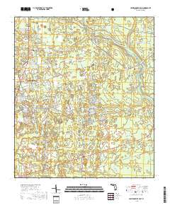 Crawfordville East 2018 topographic map thumbnail