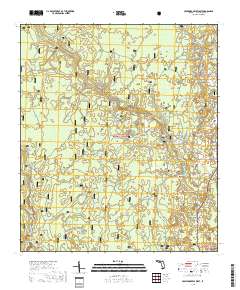 Crawfordville West 2018 topographic map thumbnail