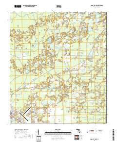 Cross City East 2018 topographic map thumbnail