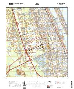 Daytona Beach 2018 topographic map thumbnail