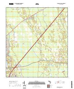 Daytona Beach SW 2018 topographic map thumbnail