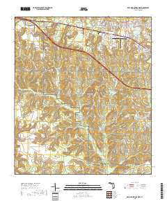 De Funiak Springs West 2018 topographic map thumbnail