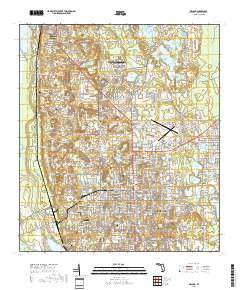 DeLand 2018 topographic map thumbnail