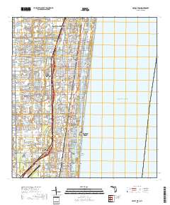 Delray Beach 2018 topographic map thumbnail
