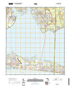 Destin 2018 topographic map thumbnail