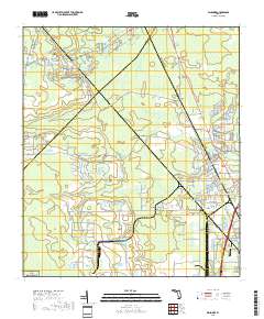 Dinsmore 2018 topographic map thumbnail