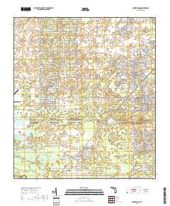 Dunnellon SE 2018 topographic map thumbnail