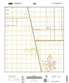 East of Little Cypress Swamp 2018 topographic map thumbnail