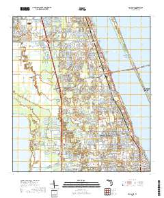 Eau Gallie 2018 topographic map thumbnail