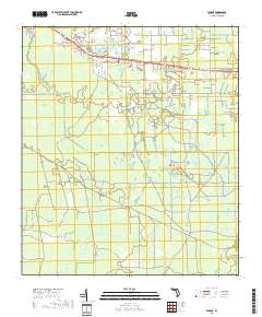 Eugene 2018 topographic map thumbnail