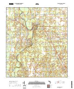 Fanning Springs 2018 topographic map thumbnail