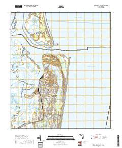 Fernandina Beach 2018 topographic map thumbnail