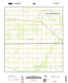 Fiftymile Bend 2018 topographic map thumbnail