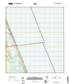 Flagler Beach East 2018 topographic map thumbnail