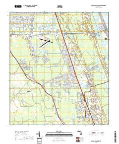 Flagler Beach West 2018 topographic map thumbnail