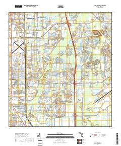 Fort Myers SE 2018 topographic map thumbnail