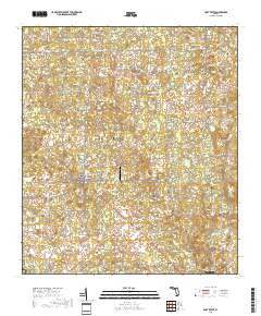 Fort White 2018 topographic map thumbnail