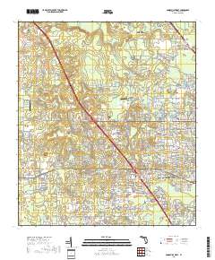 Gainesville West 2018 topographic map thumbnail