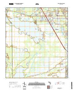 Lake Poinsett 2018 topographic map thumbnail
