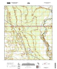 Lake Poinsett NW 2018 topographic map thumbnail