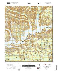 Lake Talquin 2018 topographic map preview