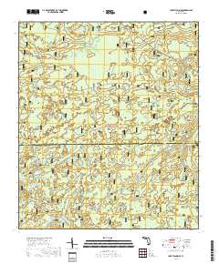 Lake Talquin SE 2018 topographic map thumbnail