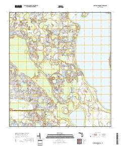 Lake Tohopekaliga 2018 topographic map thumbnail
