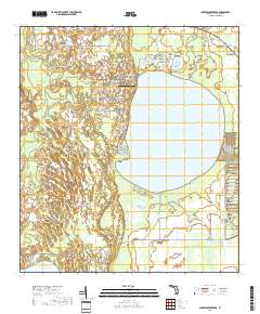 Lake Weohyakapka 2018 topographic map thumbnail
