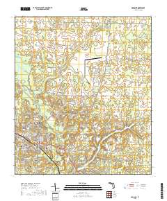 Marianna 2018 topographic map thumbnail