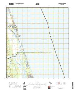 Matanzas Inlet 2018 topographic map thumbnail