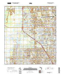 Melbourne West 2018 topographic map thumbnail