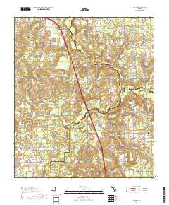 Mikesville 2018 topographic map thumbnail