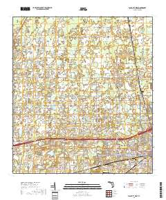 Plant City West 2018 topographic map thumbnail