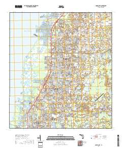Port Richey 2018 topographic map thumbnail