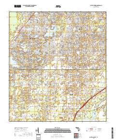 Port Richey NE 2018 topographic map thumbnail