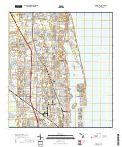 Riviera Beach 2018 topographic map thumbnail