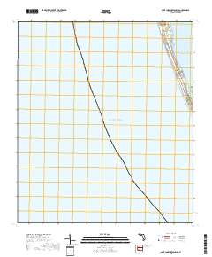 Saint Joseph Peninsula 2018 topographic map thumbnail