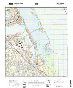 Saint Lucie Inlet 2018 topographic map thumbnail