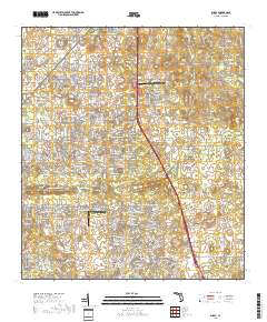 Shady 2018 topographic map thumbnail