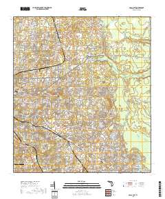 Ocala East 2018 topographic map thumbnail