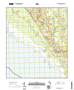 Okefenokee Slough 2018 topographic map thumbnail