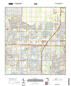 Palm Beach Farms 2018 topographic map thumbnail