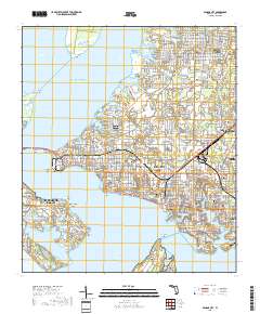 Panama City 2018 topographic map thumbnail