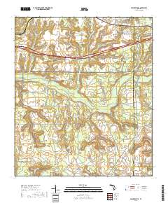 Spencer Flats 2018 topographic map thumbnail