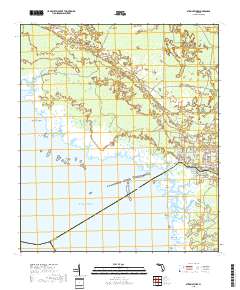 Steinhatchee 2018 topographic map thumbnail