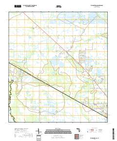 Taylor Creek SW 2018 topographic map thumbnail