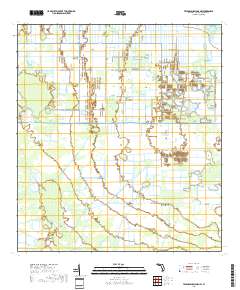 Telegraph Swamp NW 2018 topographic map thumbnail