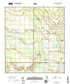 Telegraph Swamp SE 2018 topographic map thumbnail