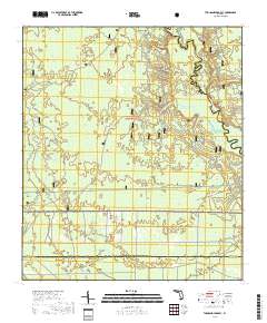 Thousand Yard Bay 2018 topographic map thumbnail