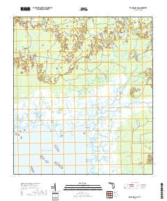 Waccasassa Bay 2018 topographic map thumbnail